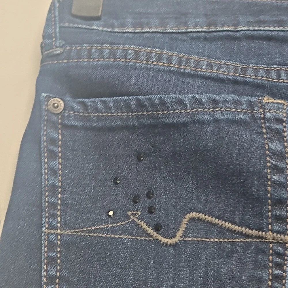 7FAM Girls/Child Size 14 Jeans Roxanne Dark Denim